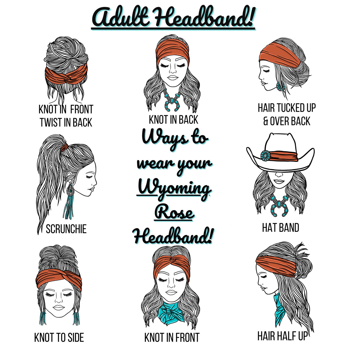 Distressed Flag Headband