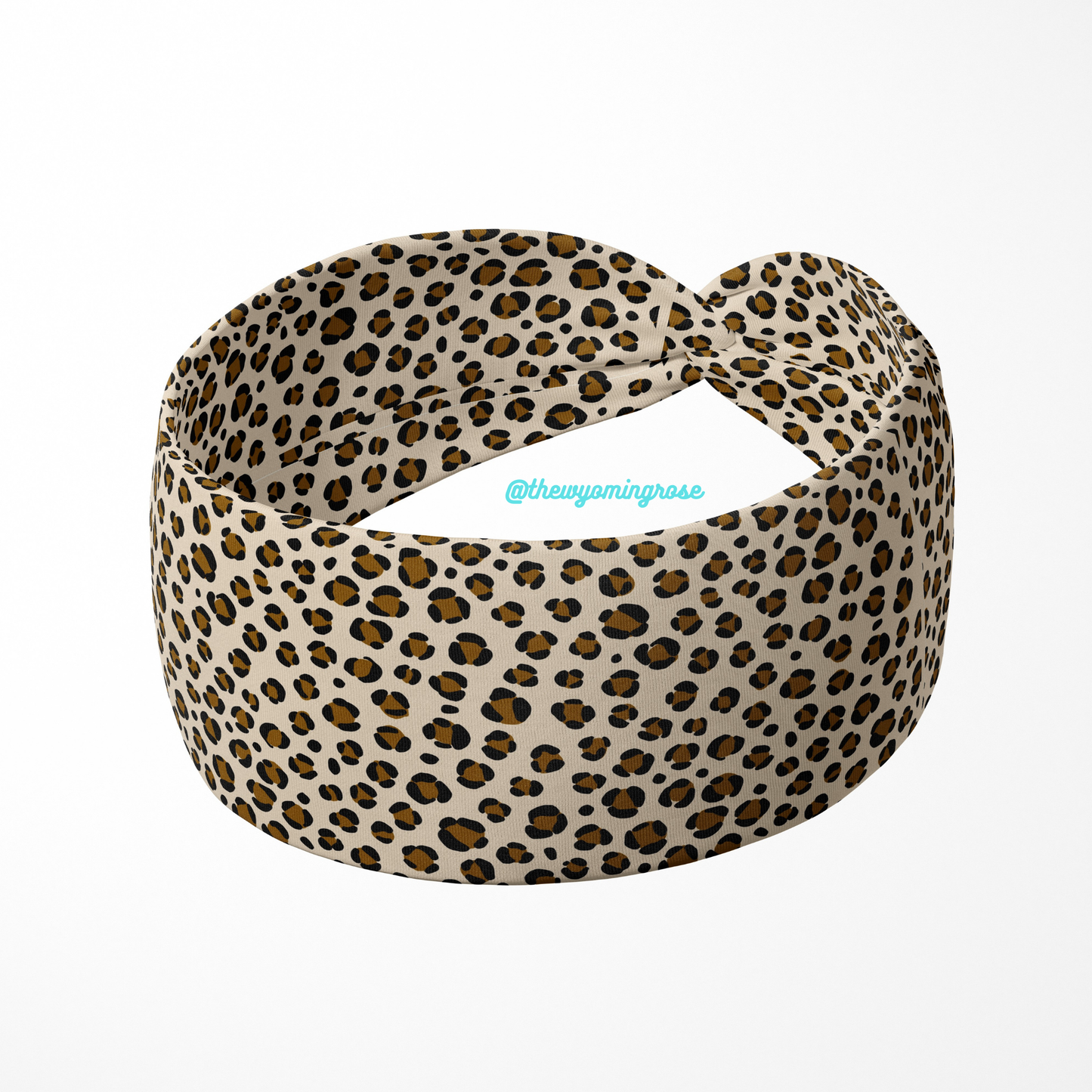 Tan Leopard Headband