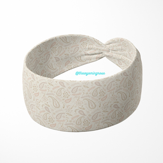 Paisley Blush Headband