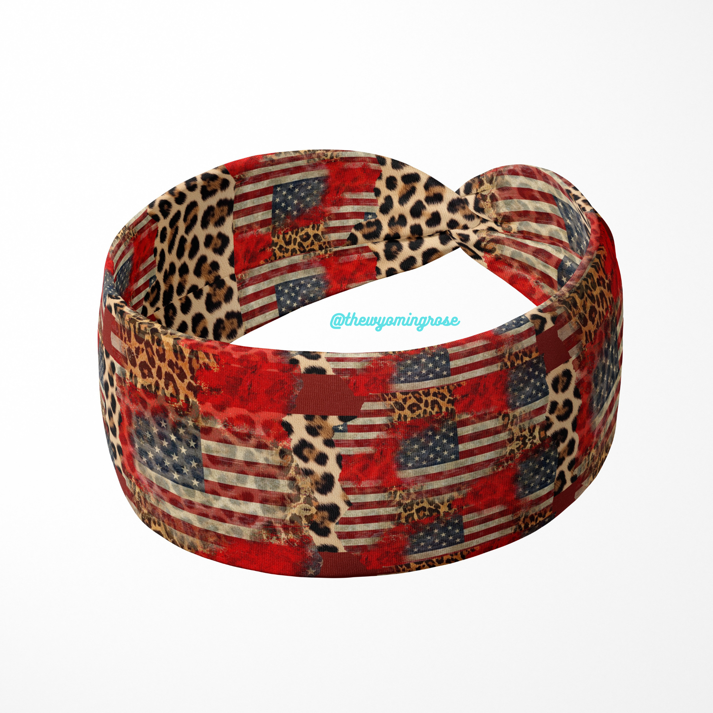 Leopard Flag Headband