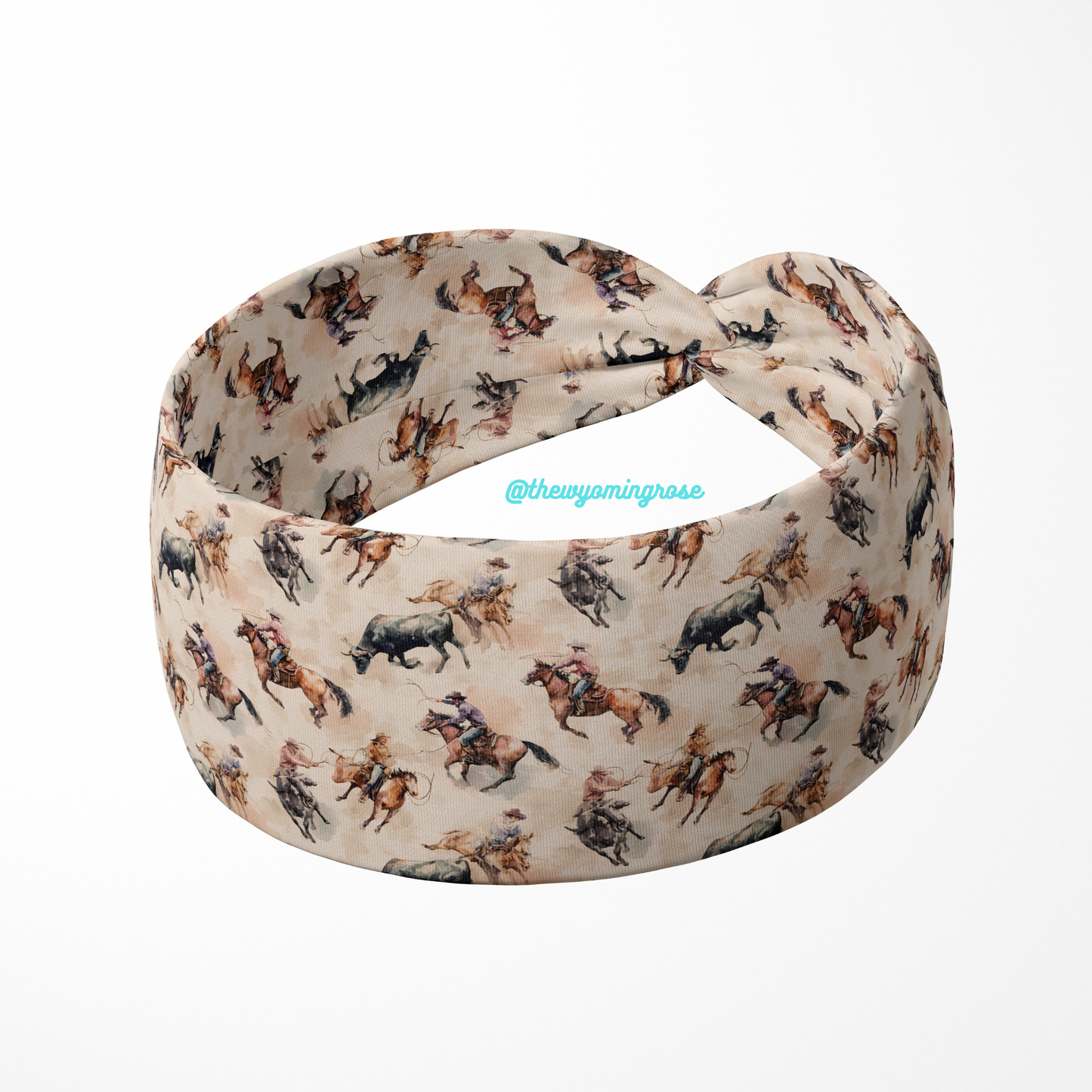 Watercolor Rodeo Headband
