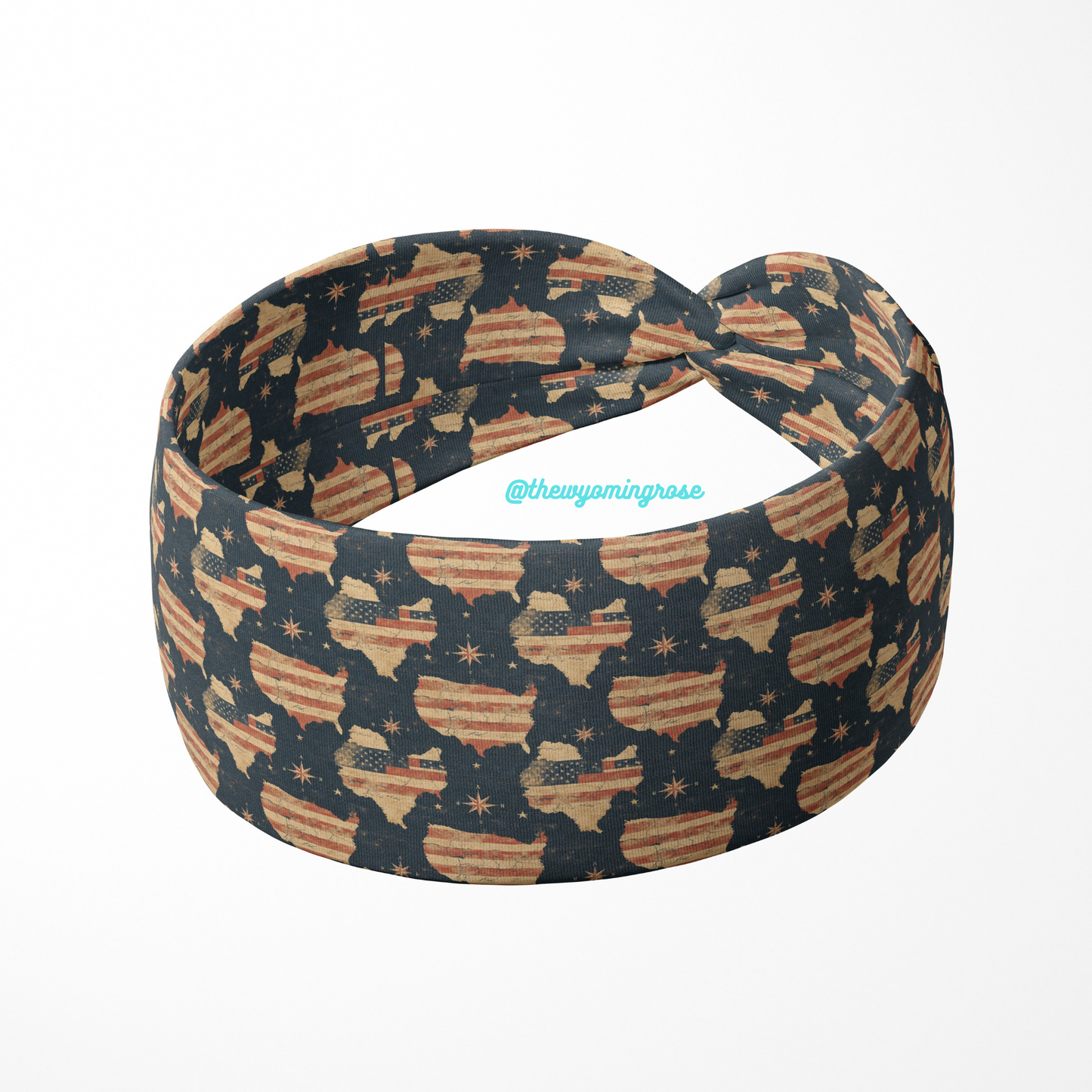 Distressed USA Headband