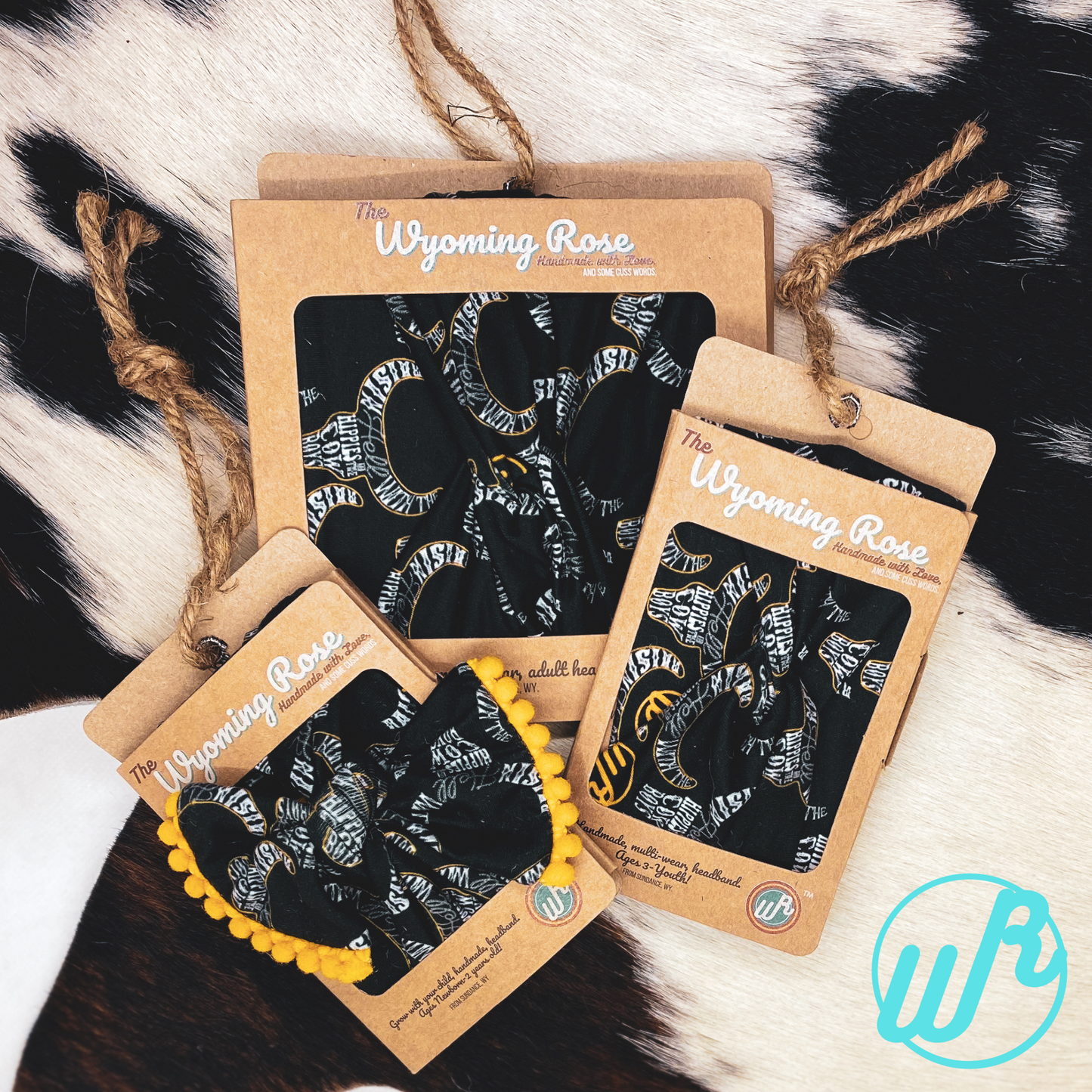 Cowboys & Hippies/Solid Yellow Headband