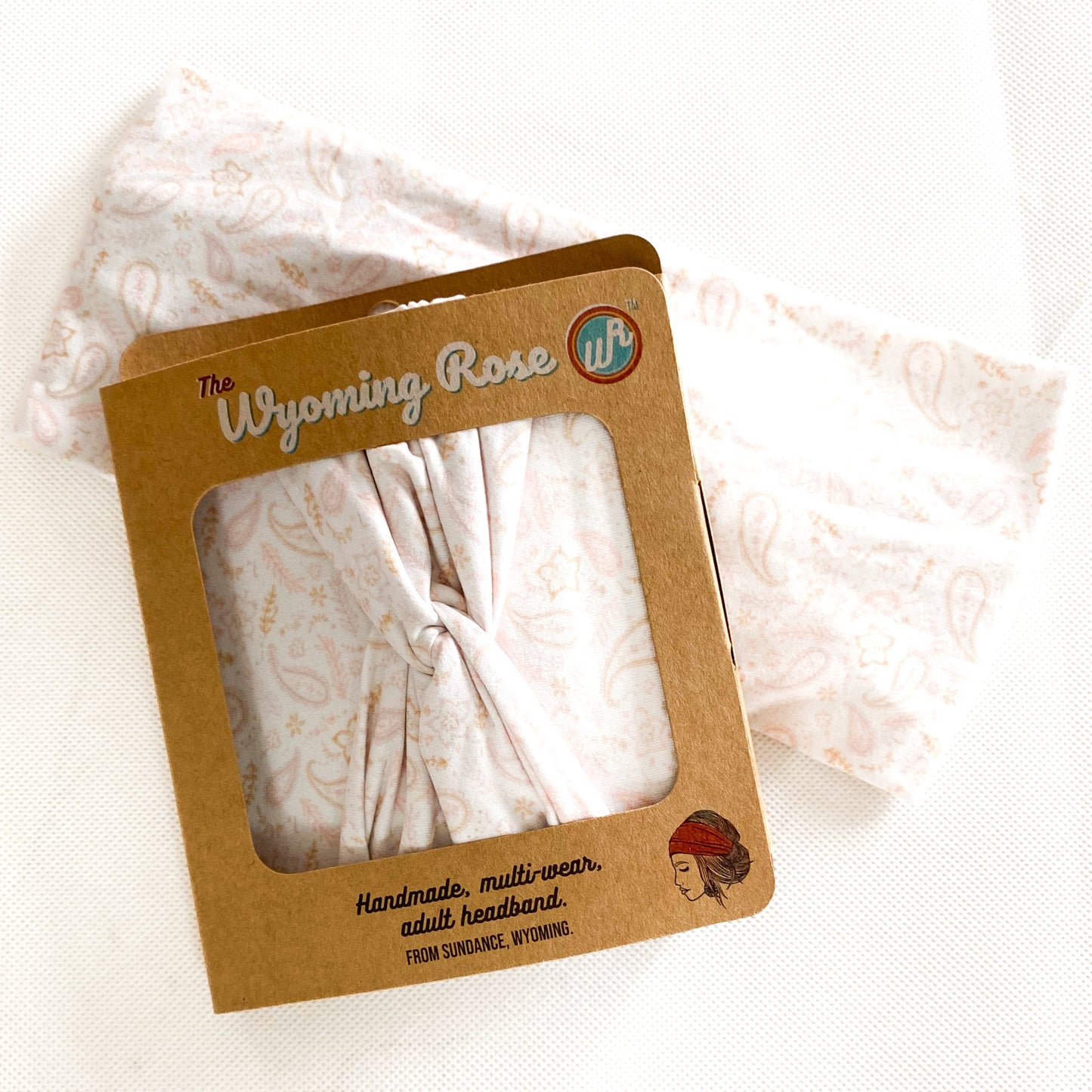 Paisley Blush Headband