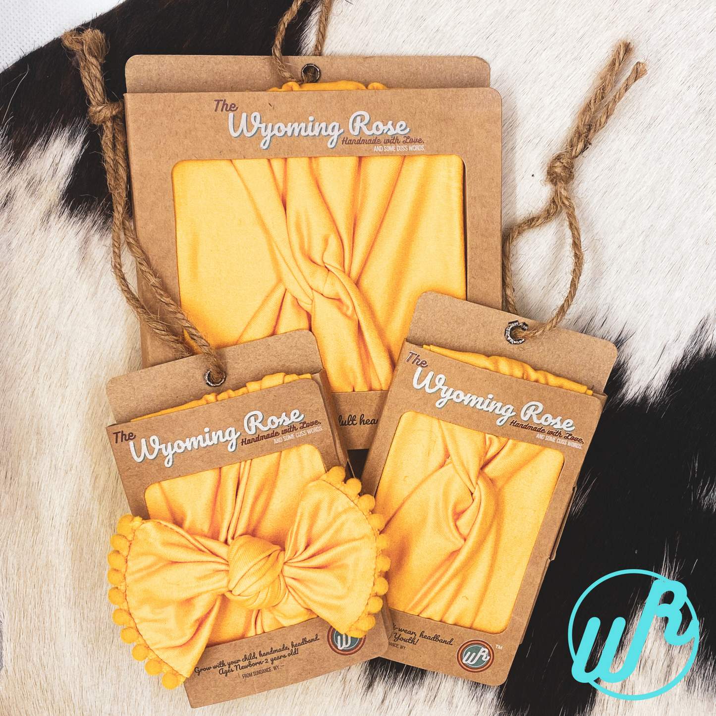 Cowboys & Hippies/Solid Yellow Headband